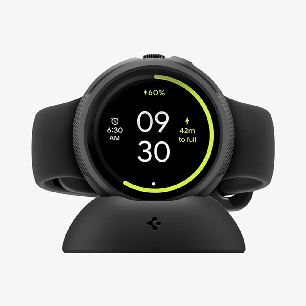 Husa Spigen Liquid Air pentru Google Pixel Watch 4 45mm, Neagra Mata ACS11222