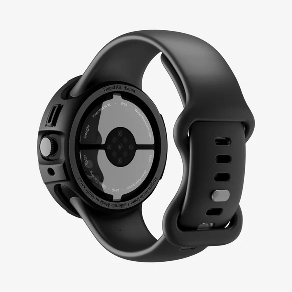Husa Spigen Liquid Air pentru Google Pixel Watch 4 45mm, Neagra Mata ACS11222