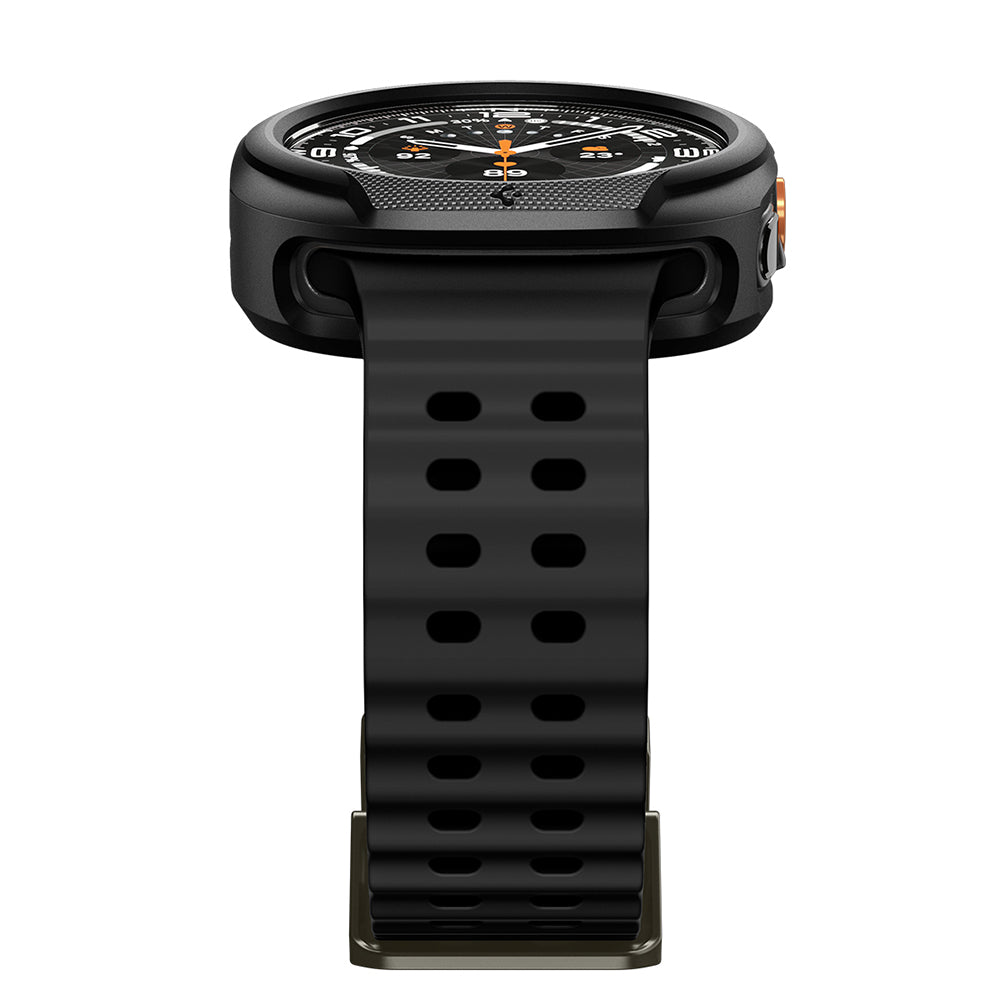 Husa Spigen Liquid Air pentru Samsung Galaxy Watch Ultra2, Neagra Mata ACS11610