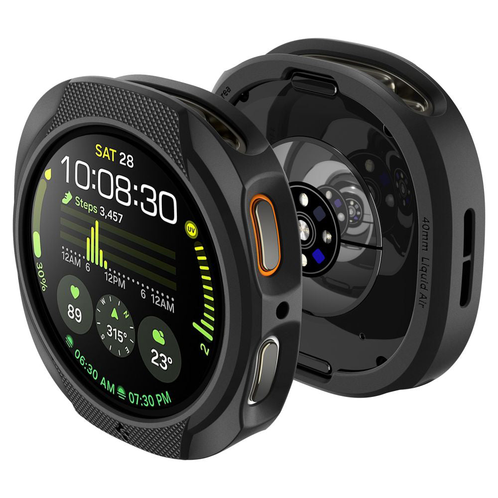 Husa Spigen Liquid Air pentru Samsung Galaxy Watch8 40mm, Neagra Mata ACS09840