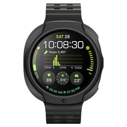 Husa Spigen Liquid Air pentru Samsung Galaxy Watch8 40mm, Neagra Mata ACS09840