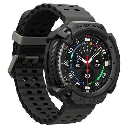 Husa Spigen Liquid Air pentru Samsung Galaxy Watch8 Classic, Neagra Mata ACS09841