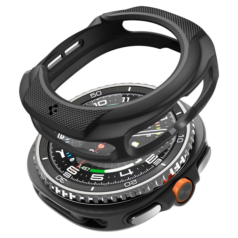 Husa Spigen Liquid Air pentru Samsung Galaxy Watch8 Classic, Neagra Mata ACS09841