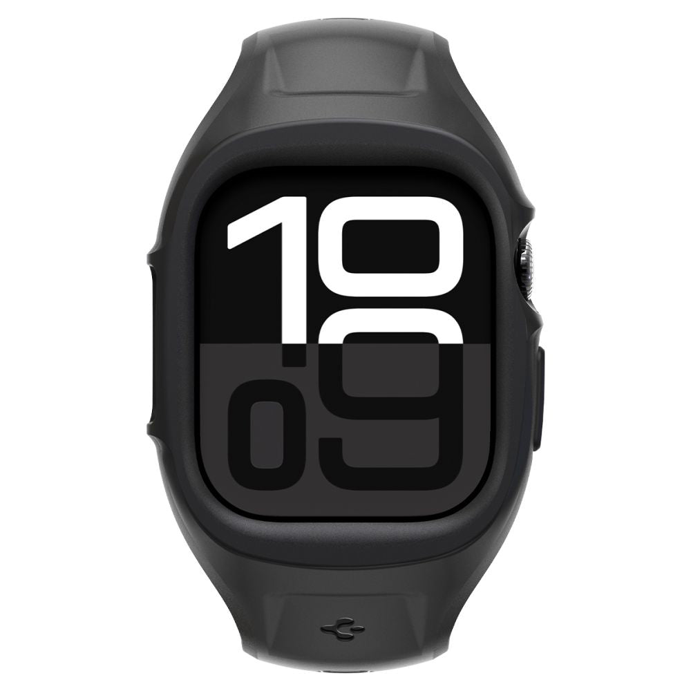 Husa Spigen Liquid Air Pro pentru Apple Watch Series 10 / 11 46mm, Neagra Mata ACS09317