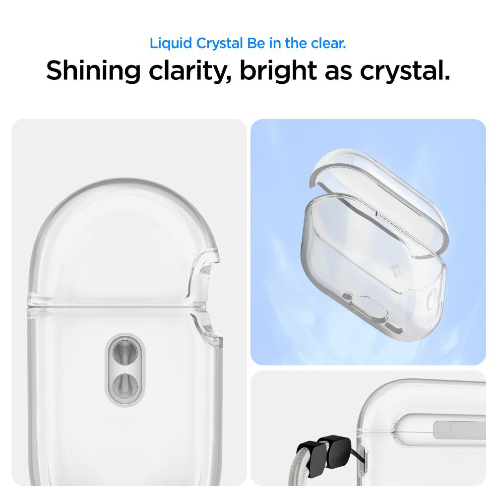 Husa Spigen Liquid Crystal pentru Apple AirPods Pro 3, Transparenta ACS10019