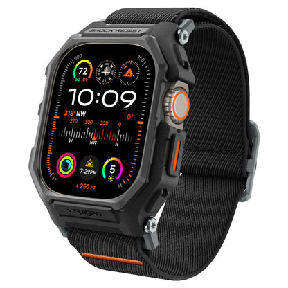 Husa Spigen Lite Fit Pro pentru Apple Watch Ultra Series, Neagra Mata ACS07104