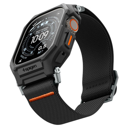 Husa Spigen Lite Fit Pro with Screen Protector pentru Apple Watch Ultra Series, Neagra Mata ACS11415
