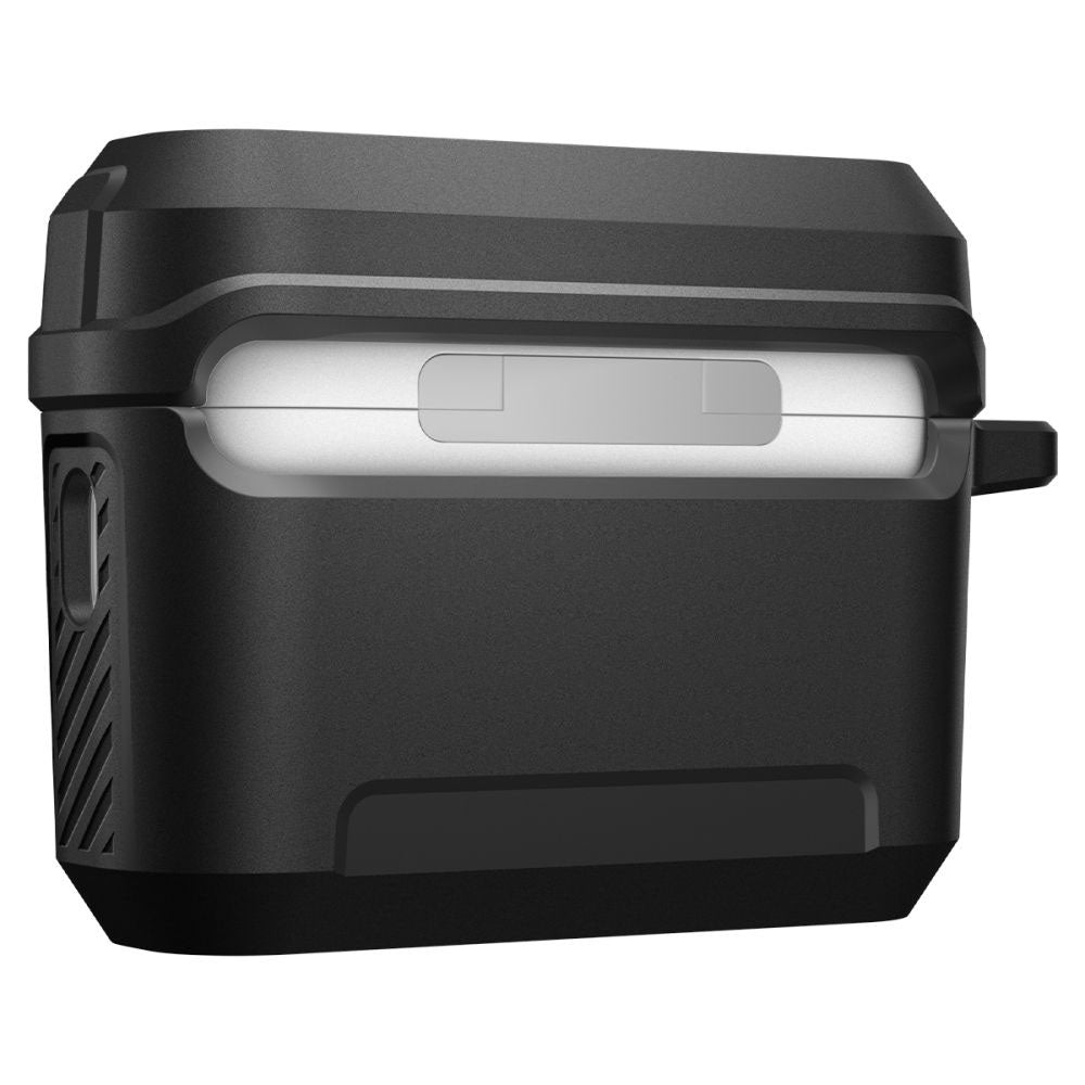 Husa Spigen Lock Fit pentru Apple AirPods Pro 3, Neagra Mata