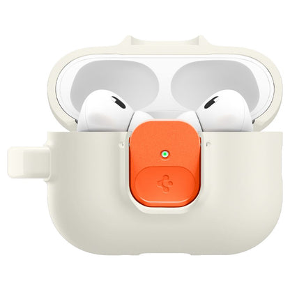 Husa Spigen Nano Pop pentru Apple AirPods Pro 3, Bej Portocalie