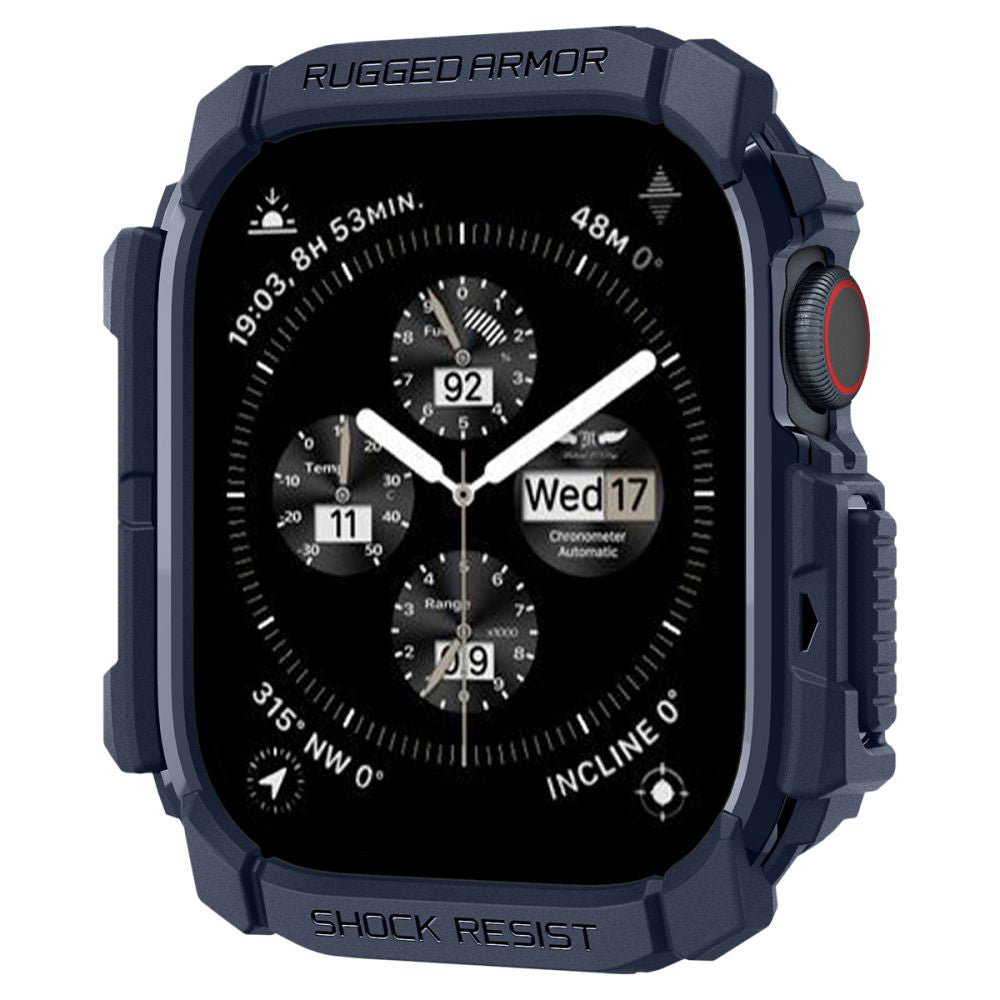 Husa Spigen Rugged Armor pentru Apple Watch Series 10 / 11 46mm, Bleumarin ACS08599