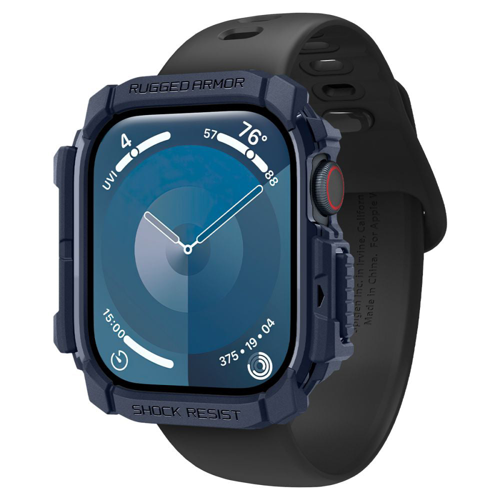 Husa Spigen Rugged Armor pentru Apple Watch Series 10 / 11 46mm, Bleumarin ACS08599