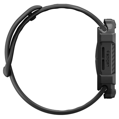 Husa Spigen Rugged Armor pentru Apple Watch Series 12 46mm, Neagra Mata ACS11886