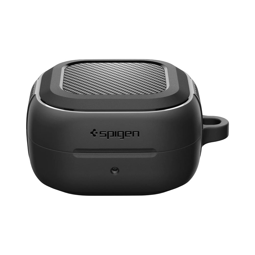 Husa Spigen Rugged Armor pentru Samsung Galaxy Buds4 / Buds4 Pro, Neagra Mata ACS11200