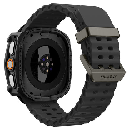 Husa Spigen Rugged Armor pentru Samsung Galaxy Watch Ultra2, Neagra Mata ACS11611