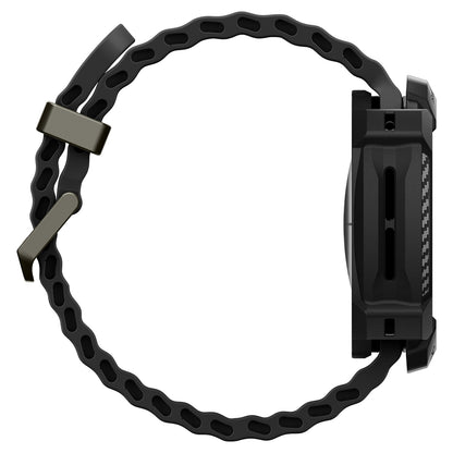 Husa Spigen Rugged Armor pentru Samsung Galaxy Watch Ultra2, Neagra Mata ACS11611