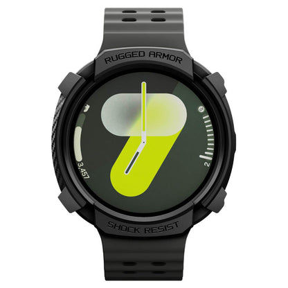 Husa Spigen Rugged Armor pentru Samsung Galaxy Watch8 40mm, Neagra ACS10004