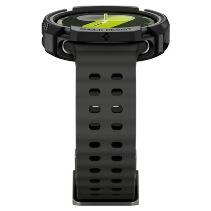 Husa Spigen Rugged Armor pentru Samsung Galaxy Watch8 40mm, Neagra ACS10004