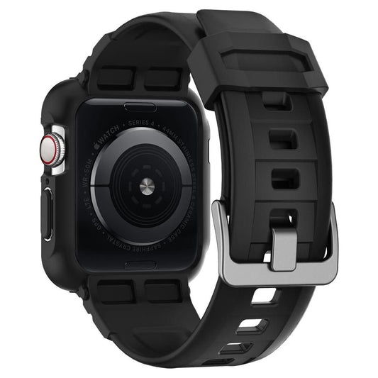 Husa Spigen Rugged Armor Pro pentru Apple Watch 44mm Series, Neagra 062CS25324