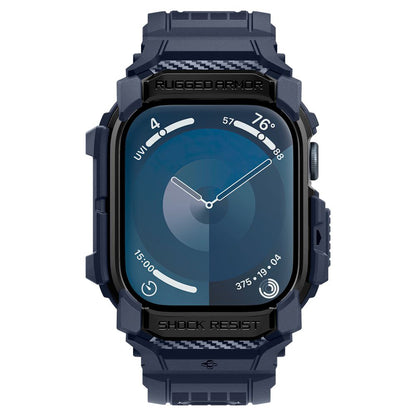 Husa Spigen Rugged Armor Pro pentru Apple Watch Series 10 / 11 46mm, Bleumarin
