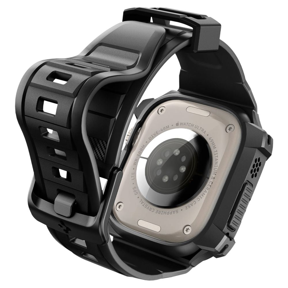Husa Spigen Rugged Armor Pro pentru Apple Watch Ultra Series, Neagra