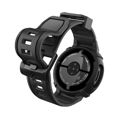 Husa Spigen Rugged Armor Pro pentru Google Pixel Watch 41mm Series, Neagra ACS09484