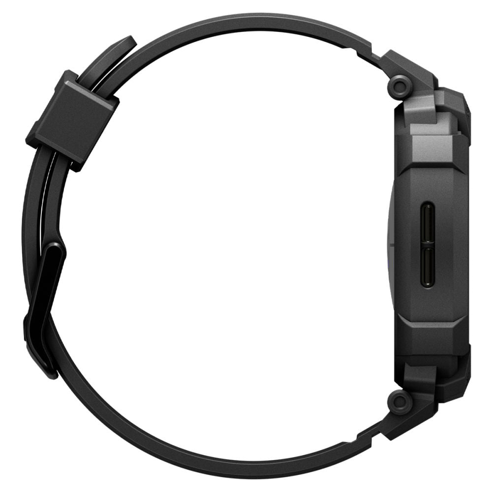 Husa Spigen Rugged Armor Pro pentru Samsung Galaxy Watch8 40mm, Neagra Mata ACS10005