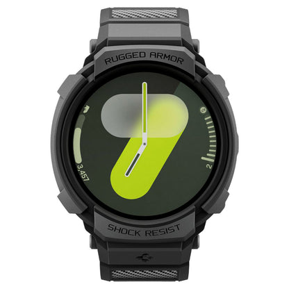 Husa Spigen Rugged Armor Pro pentru Samsung Galaxy Watch8 44mm, Neagra ACS10007