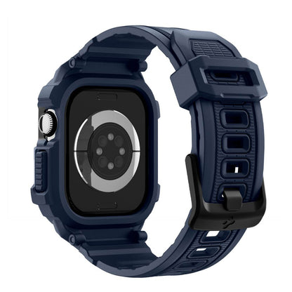 Husa Spigen Rugged Armor Pro V2 pentru Apple Watch Series 10 / 11 42mm, Bleumarin ACS10495