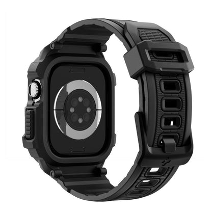 Husa Spigen Rugged Armor Pro V2 pentru Apple Watch Series 10 / 11 42mm, Neagra Mata ACS10494