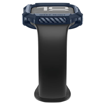 Husa Spigen Rugged Armor V2 pentru Apple Watch Series 10 / 11 42mm, Bleumarin