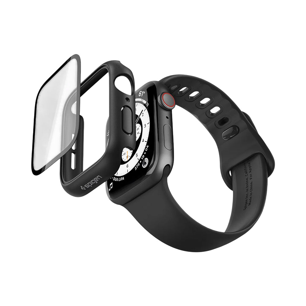 Husa Spigen Thin Fit 360 pentru Apple Watch Series 40mm, Neagra ACS11593