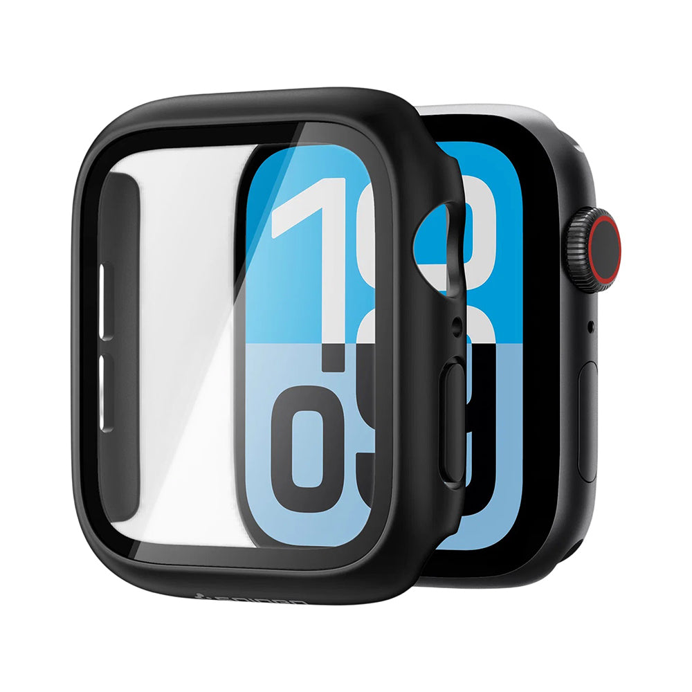 Husa Spigen Thin Fit 360 pentru Apple Watch Series 44mm, Neagra ACS11592