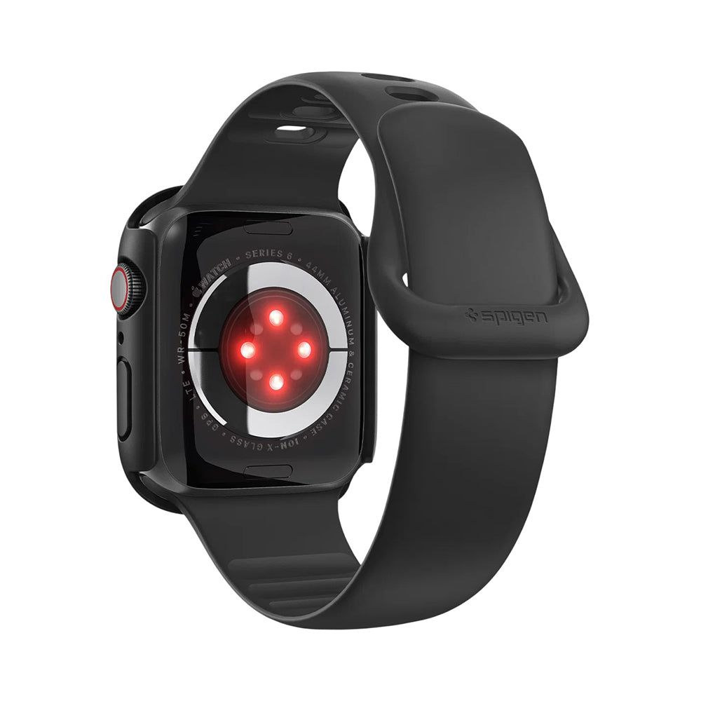 Husa Spigen Thin Fit 360 pentru Apple Watch Series 44mm, Neagra ACS11592