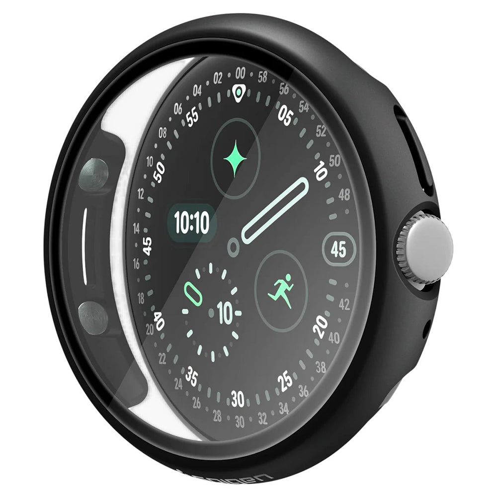 Husa Spigen Thin Fit 360 pentru Google Pixel Watch 41mm Series, Neagra ACS11750