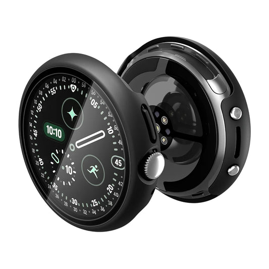 Husa Spigen Thin Fit 360 pentru Google Pixel Watch 45mm Series, Neagra ACS11746