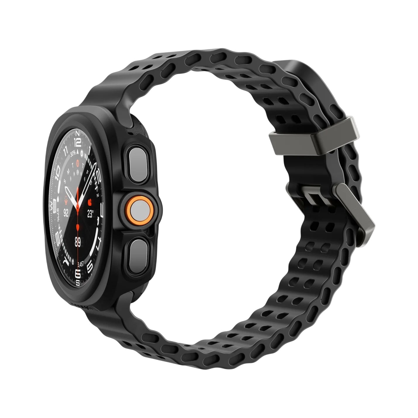 Husa Spigen Thin Fit 360 pentru Samsung Galaxy Watch Ultra2, Neagra ACS11609