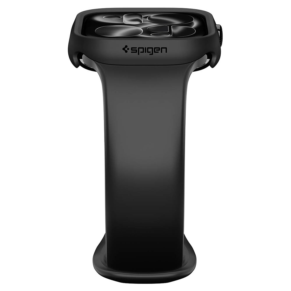 Husa Spigen Thin Fit pentru Apple Watch 12 42mm, Neagra ACS11880