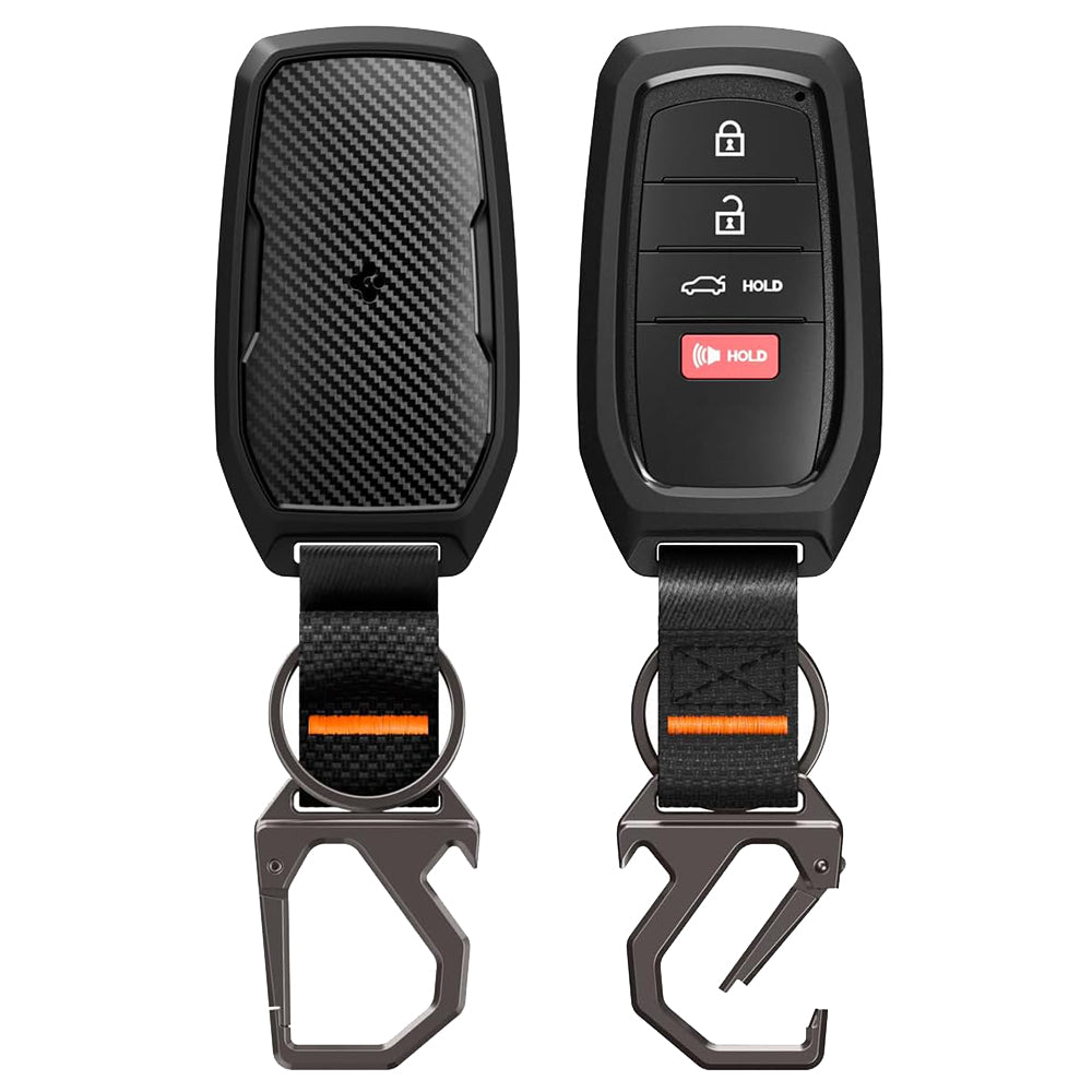 Husa Spigen TK100 pentru Chei Toyota Smart, Neagra ACS11366