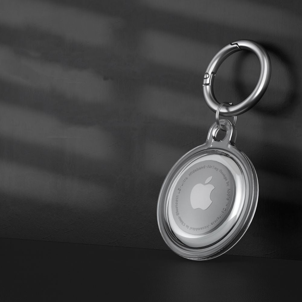 Husa Tech-Protect Icon pentru Apple AirTag, Transparenta