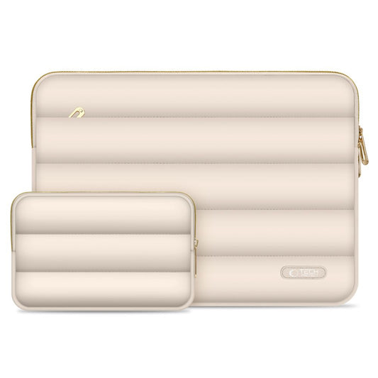 Husa Tech-Protect PUFFY pentru Laptop 15inch / 16inch, Crem