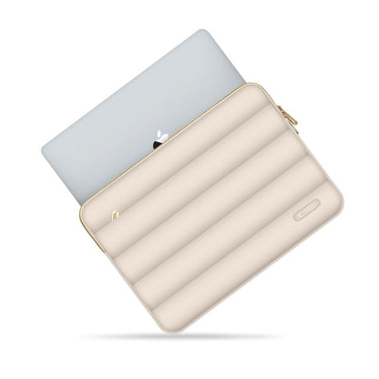 Husa Tech-Protect PUFFY pentru Laptop 15inch / 16inch, Crem