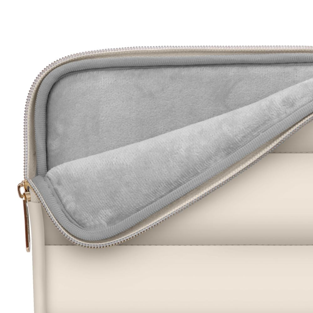Husa Tech-Protect PUFFY pentru Laptop 15inch / 16inch, Crem