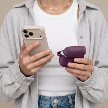 Husa Tech-Protect Silicone Hook pentru Apple Airpods Pro 3, Visinie