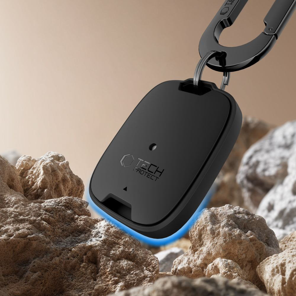 Husa Tech-Protect Velar pentru Apple AirTag, Neagra