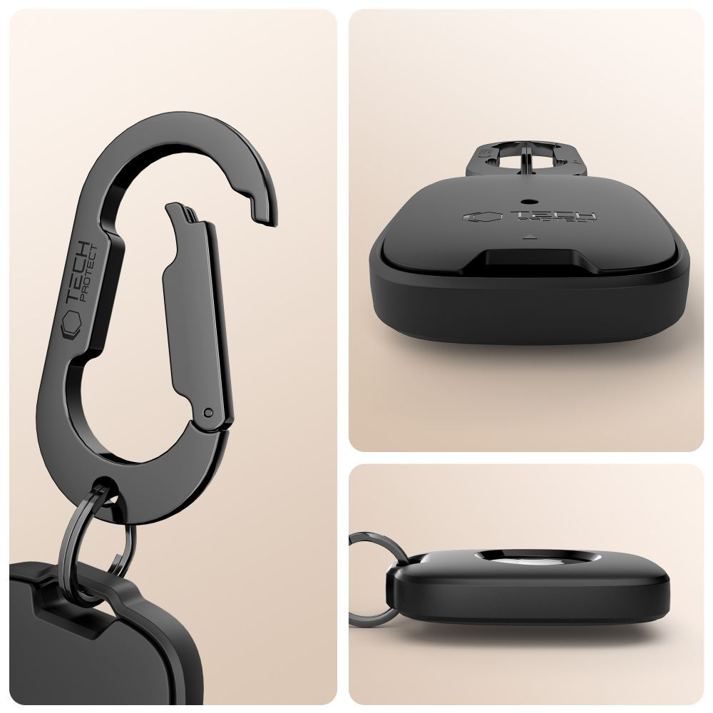 Husa Tech-Protect Velar pentru Apple AirTag, Neagra