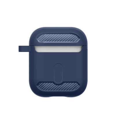 Husa Techsuit Carbon pentru Apple AirPods Gen 2 / Gen 1, Gri