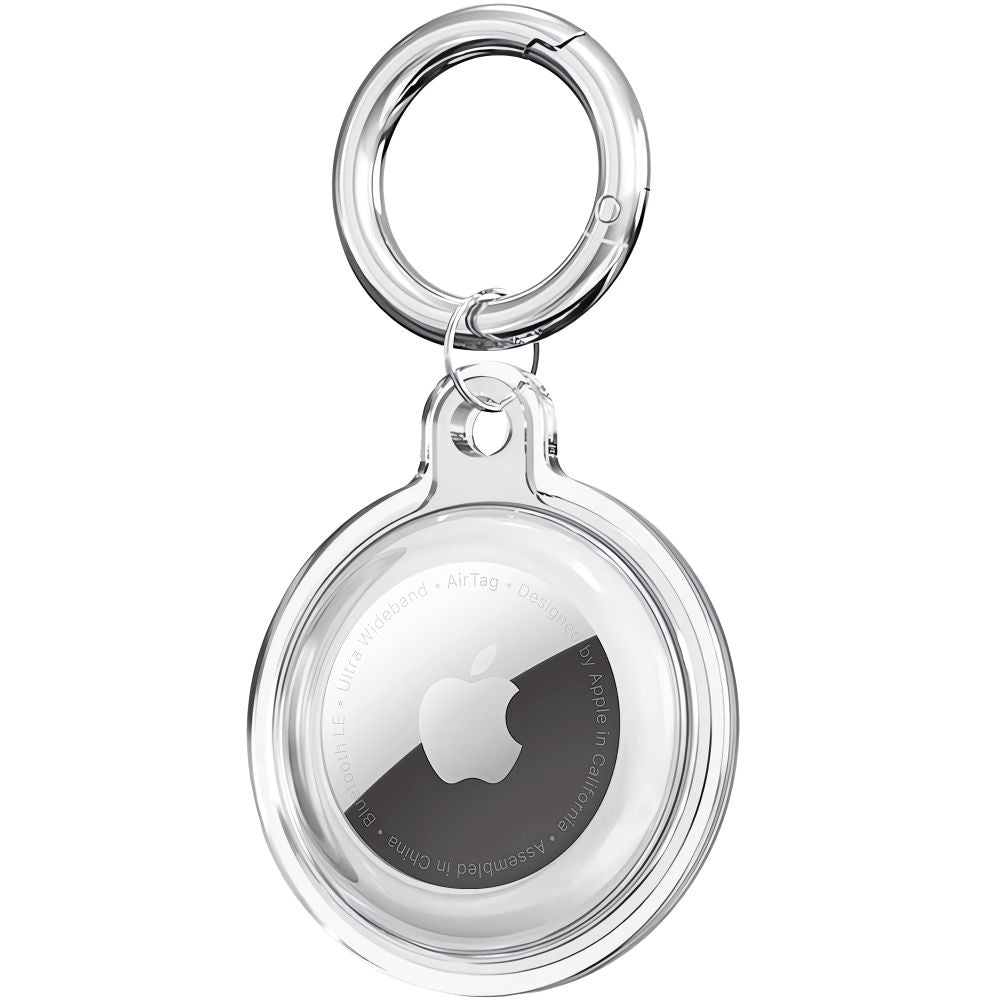 Husa Techsuit CT15 pentru Apple AirTag, Transparenta