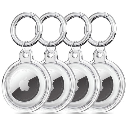 Husa Techsuit CT15 pentru Apple AirTag, Transparenta