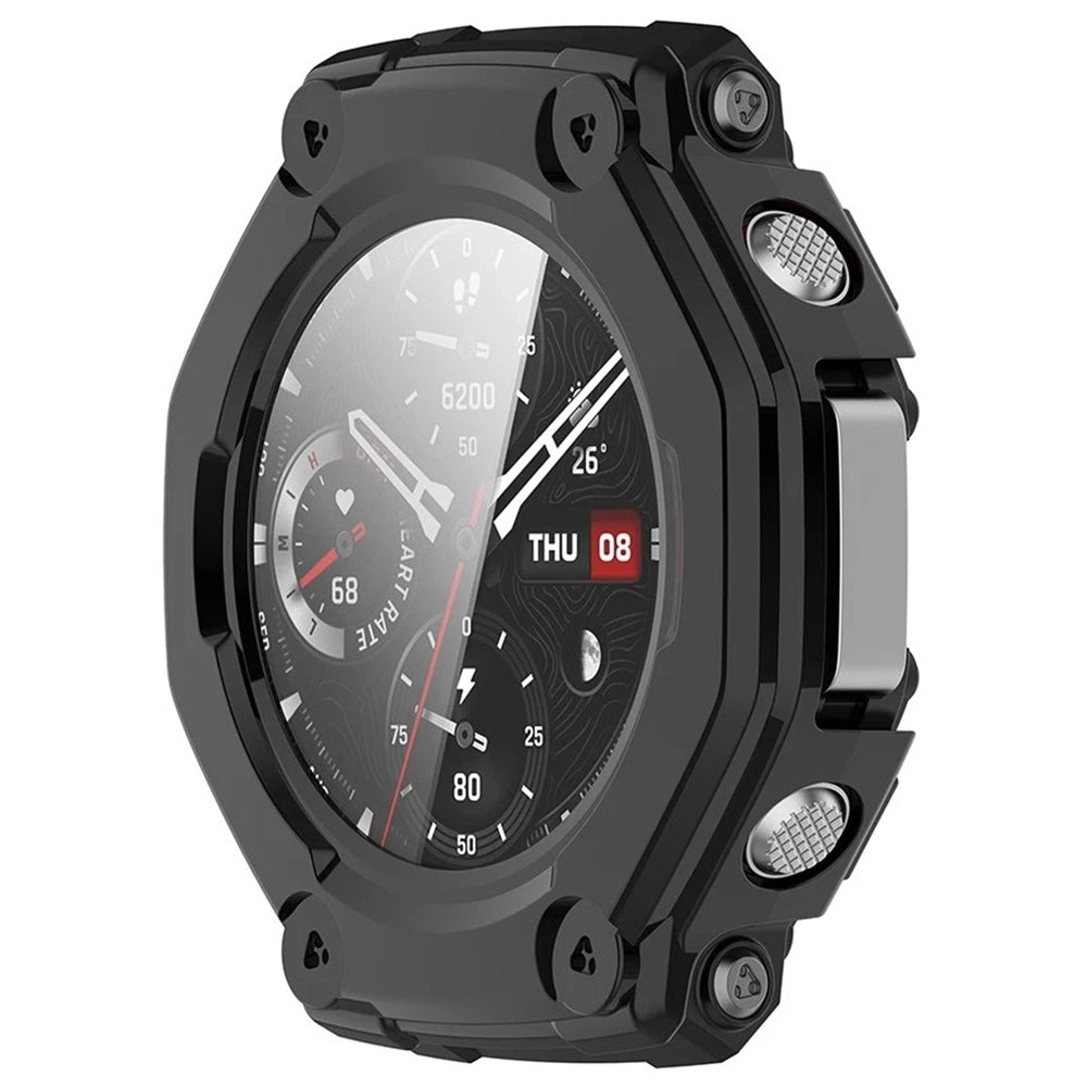 Husa Techsuit Defense360 Pro pentru Amazfit T-Rex 3, Neagra