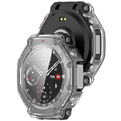 Husa Techsuit Defense360 Pro pentru Amazfit T-Rex 3, Transparenta